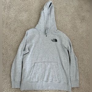 gray north face hoodie